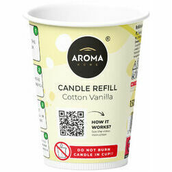 aroma-aromatiska-svece-150g-cotton-vanilla-rezerve