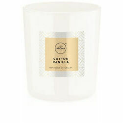 aroma-aromatiska-svece-elegance-115g-cotton-vanilla