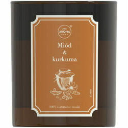 aroma-aromatiska-svece-herbarium-160g-medus-kurkuma