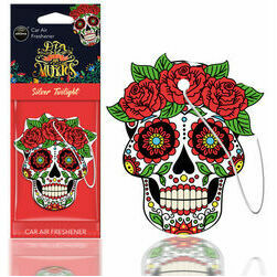 aroma-car-gaisa-atsvaidzinatajs-dia-de-los-muertos-silver-tattoo