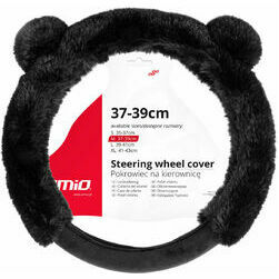 stures-parvalks-37-39cm-melns-pukains-ar-ausim