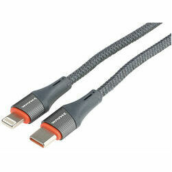 vads-usb-c-lightning-auduma-apvalka-melns-1m